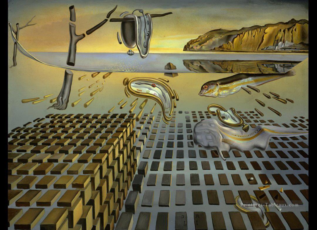 The Disintegration of the Persistence of Memory 2 Salvador Dali Oil Paintings